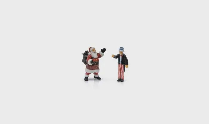 Woodland Scenics 2864 O Holiday Figures (2-Pack) Woodland Scenics 2864 O Holiday Figures (2-Pack)