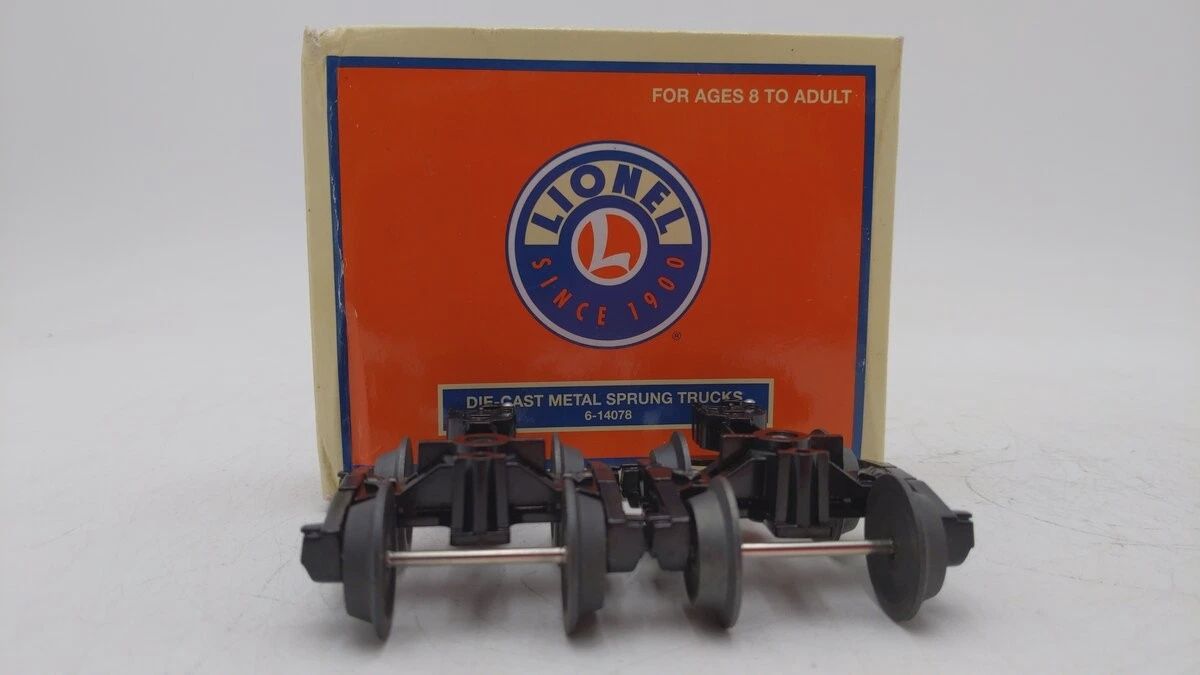 Lionel O 6-14078 1 Pair Die-Cast Sprung Trucks