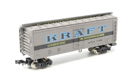 Used N Bachmann 40' Boxcar "Kraft" Mayonnaise &amp; Cheese Road #WRX11186