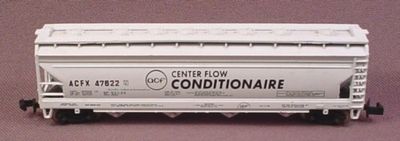 Used N Bachmann 55' Covered Hopper ACF Centerflow Conditionaire Road #ACFX47622