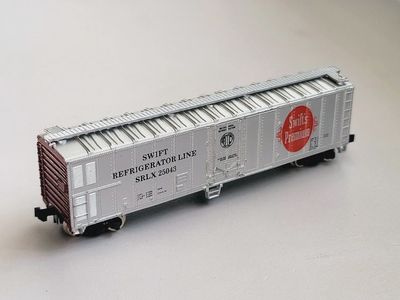 Used N Atlas 53' Refrigerated Boxcar Swifts Premium Road #SRLX25043
