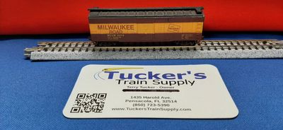 Used N Model Power 40' Boxcar Milwaukee Road #MILW2079