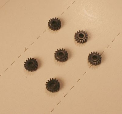 A-Line HO ATH 41020 Idler Gear 16 Tooth RTR pkg 6