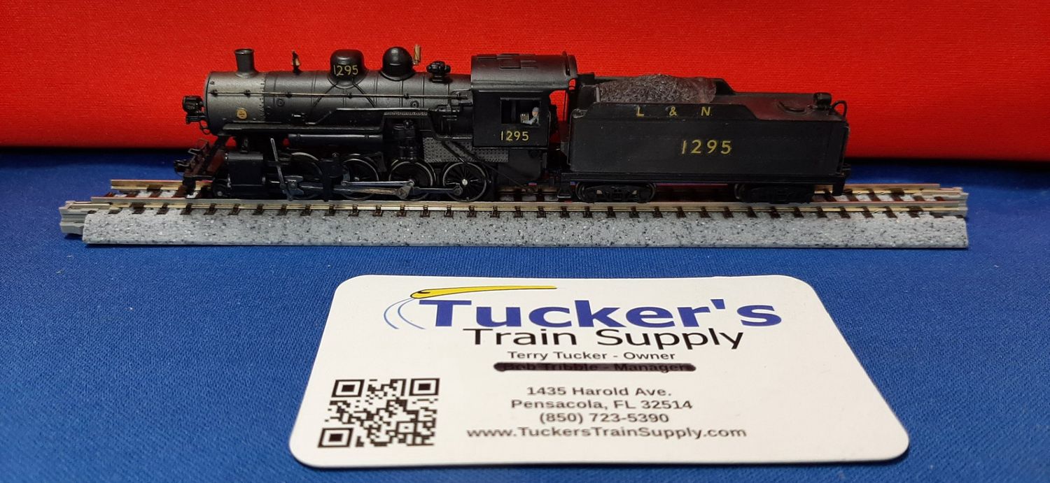 Used N Bachmann L&amp;N 81153 2-8-0 Consolidation Steam Locomotive Road #1295
