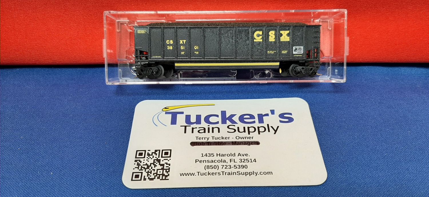 Used N CSX Gondola w/ Coal Load #385101