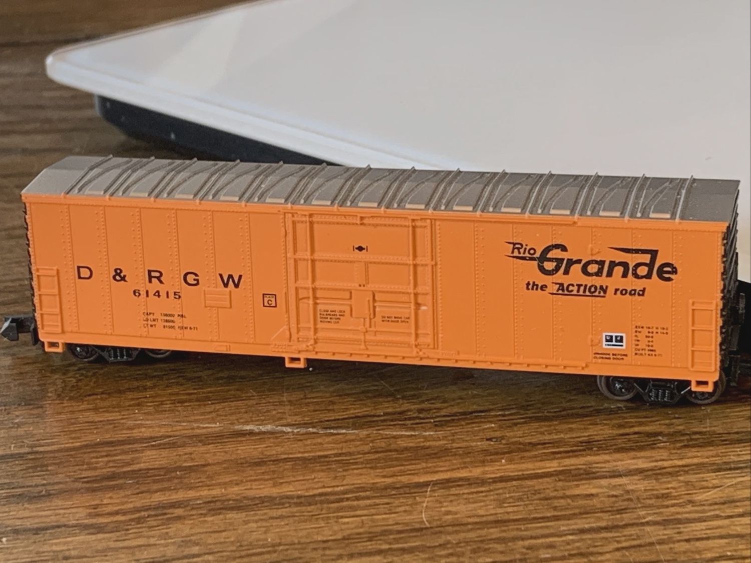 Used N Atlas 33633 50' FGE Boxcar Rio Grande Road #61415