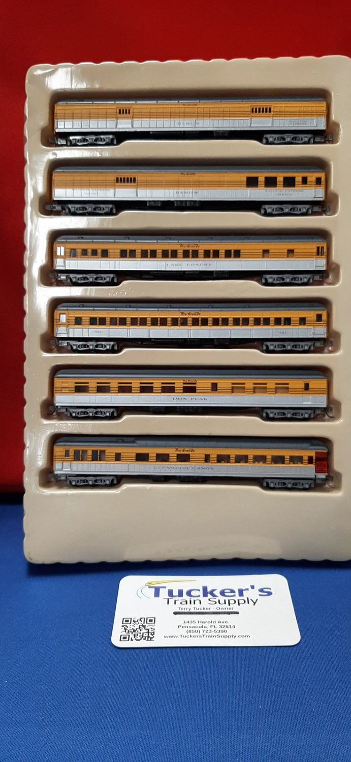 Used N Con-Cor 0003-570018 D&amp;RGW Heavyweight Passenger 6 Car Set