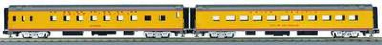Used O MTH 20-6638 Union Pacific Streamliner Sleeper/Diner Set