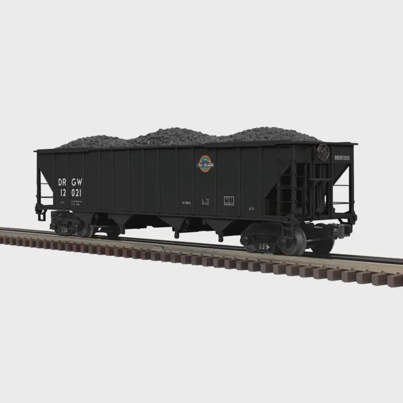 Used O Atlas 3001286-1 (3 Rail) D&amp;RGW 4 Bay Coal Hopper