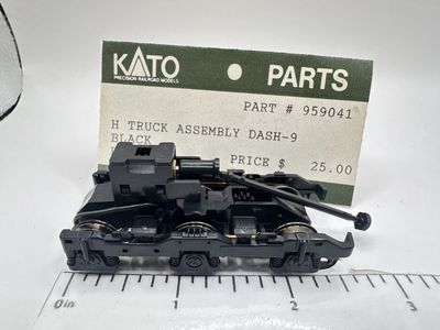 Kato HO 959041 GE Early Hi-Ad Truck, Black (Orig Circuit Board) (Short Wires, Includes Worm Gear, Universal)