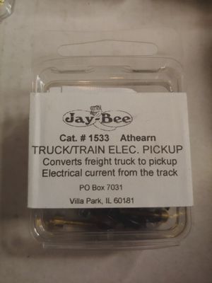 Jay-Bee 1533 JayBee Athearn Elec Track Truck Elec Pickup HO Scale Converts Freight Truck