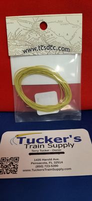 TCS 1199 10' 30AGW Decoder Wire (Yellow)