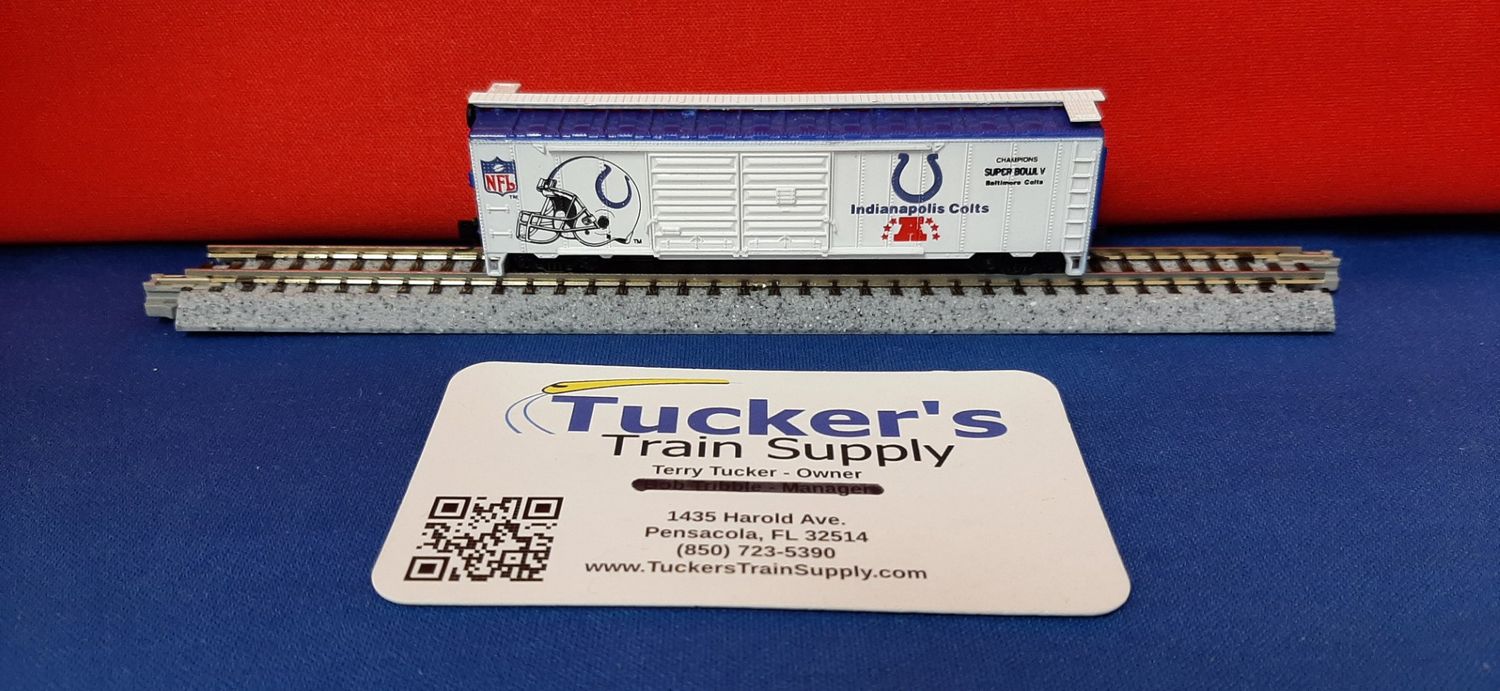 Used N Life-Like 52' Boxcar "Indianapolis Colts" Super Bowl V
