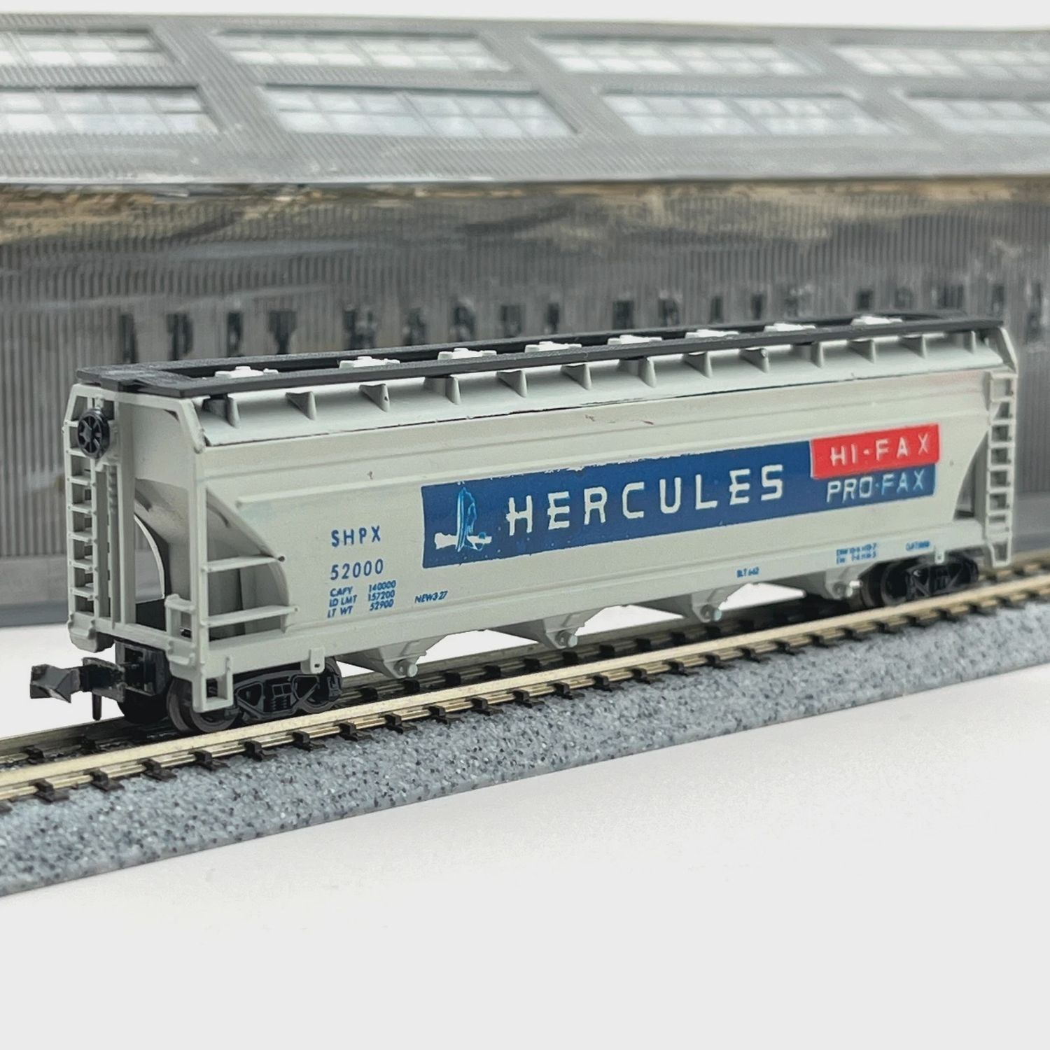 Used N Atlas 2322 Hercules 4 Bay ACF Centerflow Hopper SHPX 52000