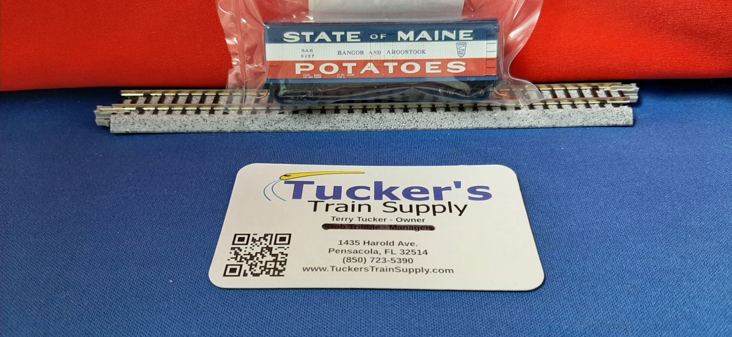 Used N Micro-Trains 40' Boxcar #BAR 5157 State of Maine Potatoes