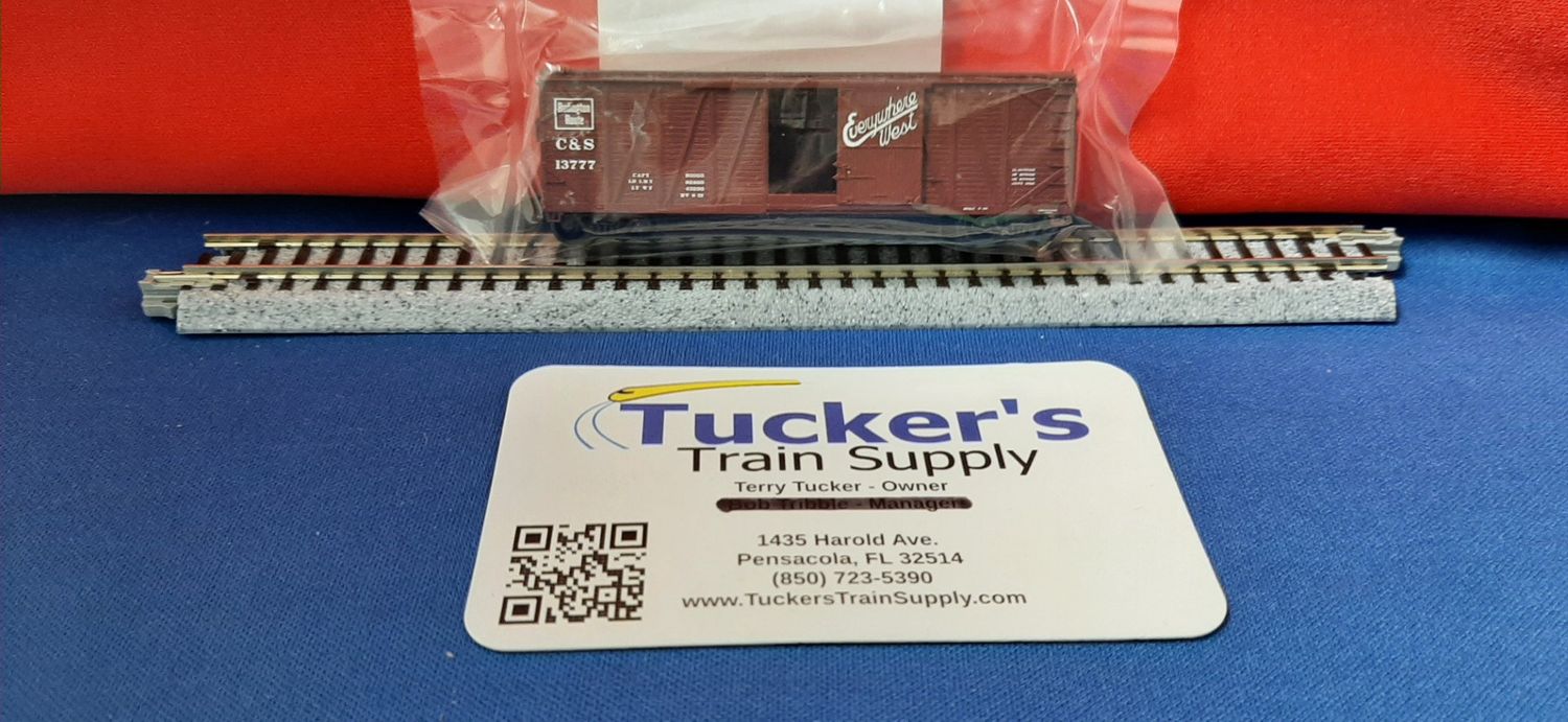 Used N Atlas 22' Boxcar C&amp;S Burlington Route Road #13777