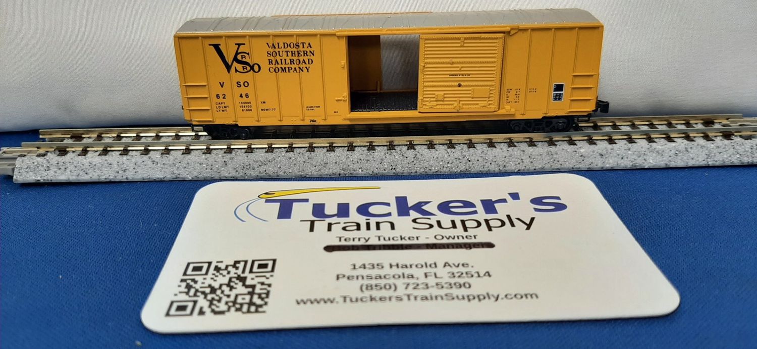 Used N Micro-Trains 52' Boxcar Valdosta Southern Railroad Company Road #VSO 6246