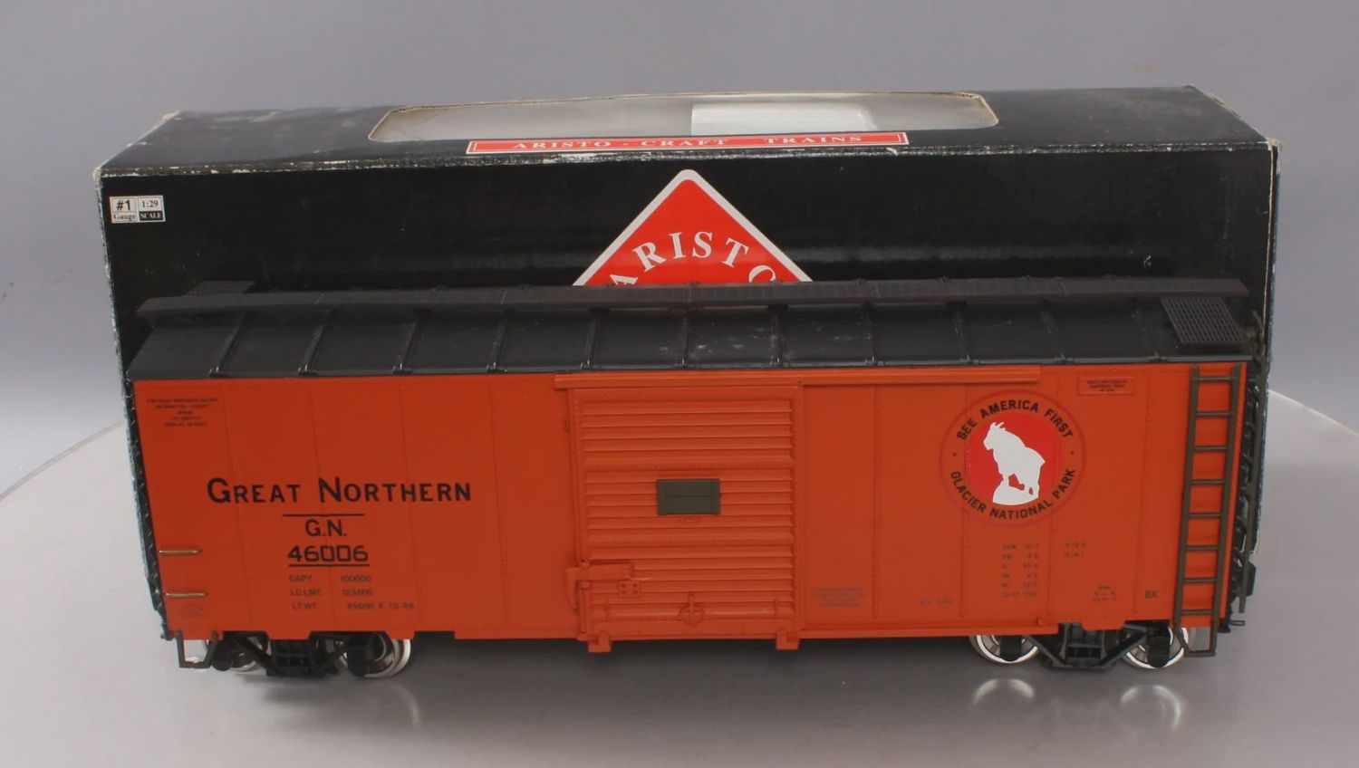 Used #1 Gauge Aristo-Craft ART-46006 Steel Boxcar