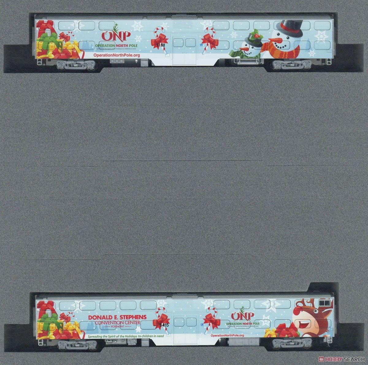 Kato N 106-2016A 2016 Operation North Pole Christmas Train 2-Car Add-On Set