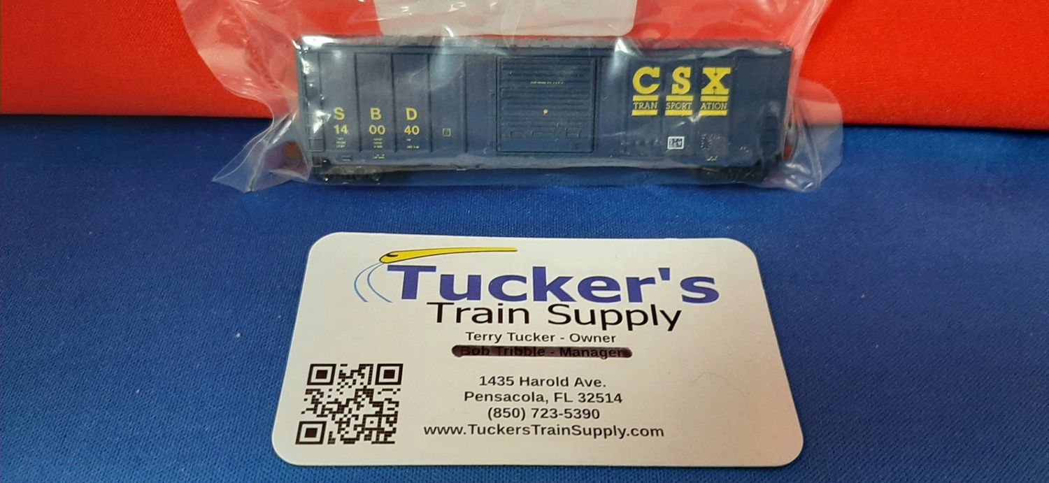 Used N Roundhouse 50' CSX Boxcar Road #SBD 140040