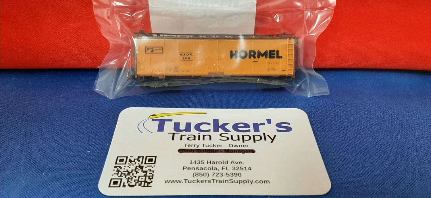 Used N Kadee 40' Boxcar Hormel NADX 109