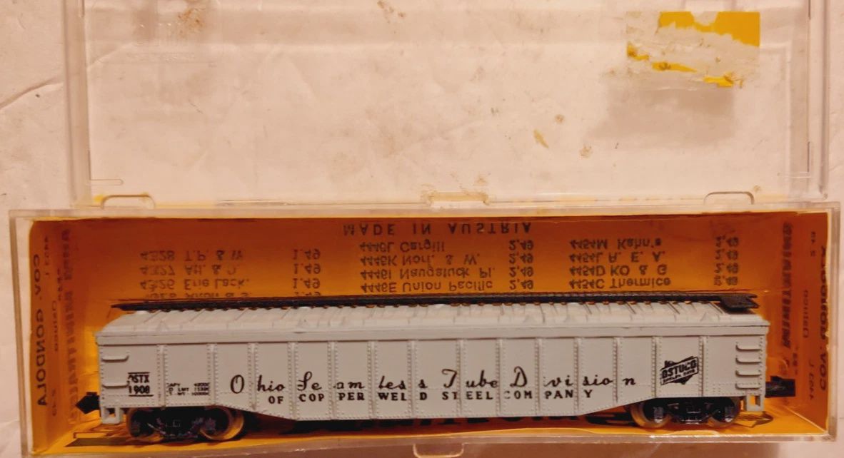 Used N AHM OSTX 1906 Ohio Seamless Tube Division Covered Mill Gondola