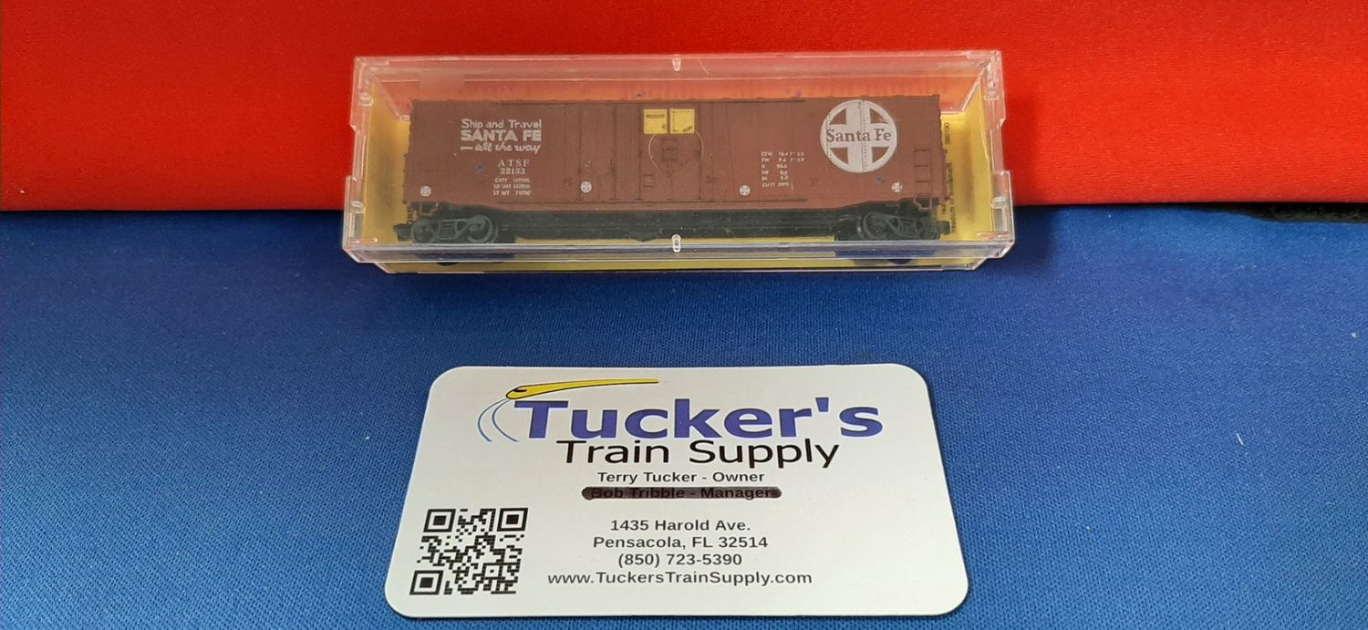 Used N Santa Fe ATSF 22133 52' Boxcar