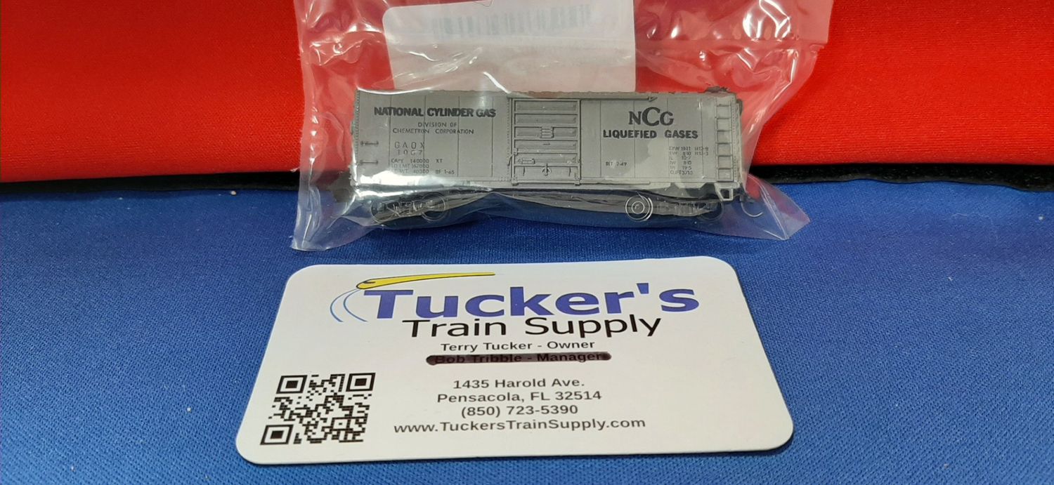 Used N Trix 40' Boxcar National Cylinder Gas Road # GAOX 1007 (C5)