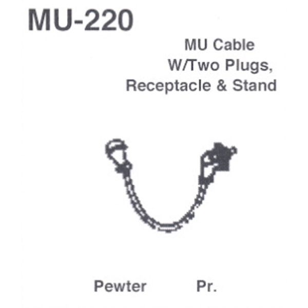 Details West HO MU-220 MU Cable w/2 Plug Receptacle &amp; Stand