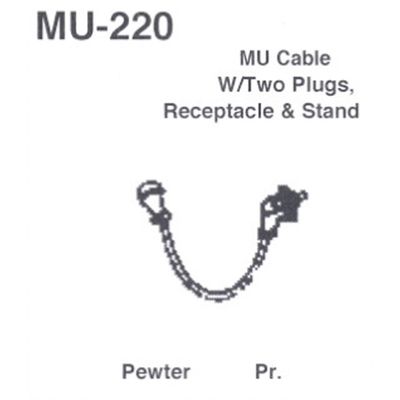 Details West HO MU-220 MU Cable w/2 Plug Receptacle &amp; Stand