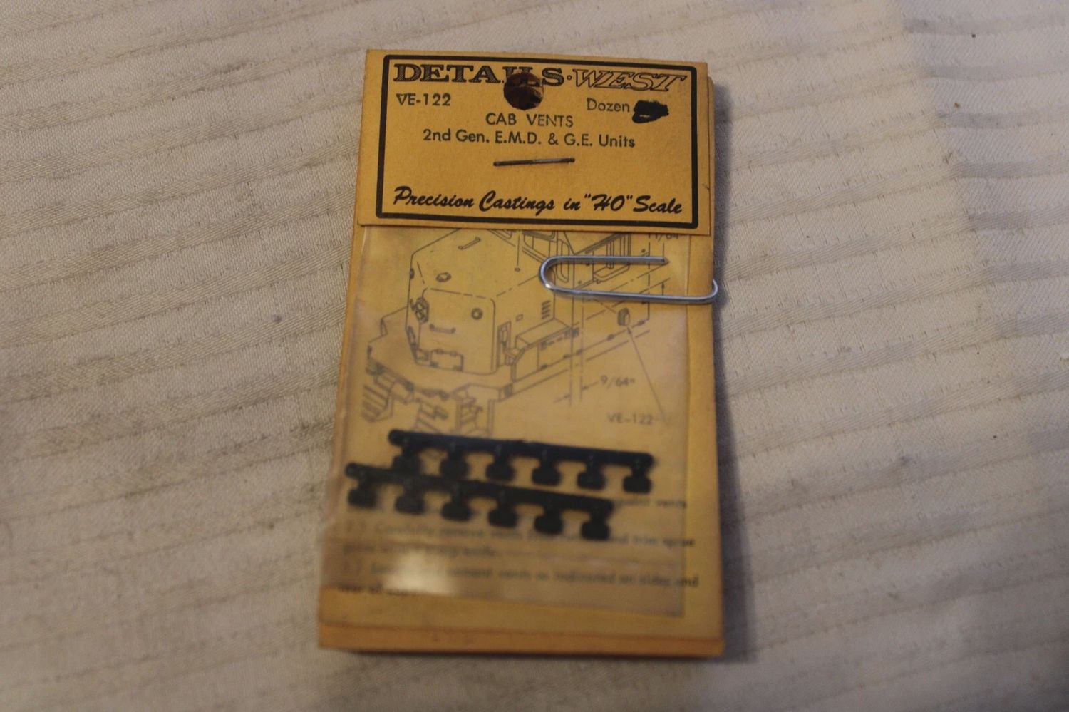 Details West HO VE-122 12 Cab Vents for EMD &amp; GE