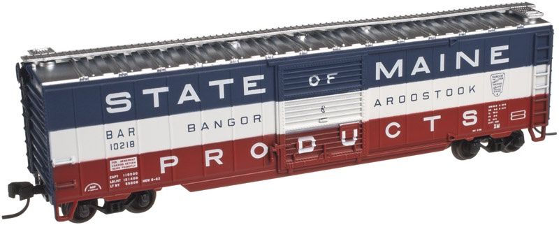 Used N  Atlas 50001592 Bangor &amp; Aroostook 50' Single Door Box