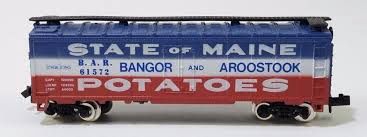 Model Power N 3719 40' Refrigerator Boxcar Road # B.A.R. 61572