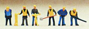 Preiser N 79035 Track Maintenance Workers (6-Pack)