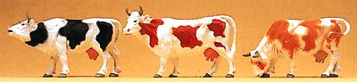 Preiser N 65324 Cows (3-Pack)