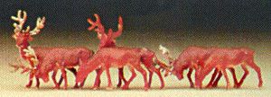 Preiser N 79179 Deer (6-Pack)