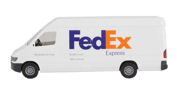 Walthers SceneMaster HO 949-12203 De;livery Van FedEx Express