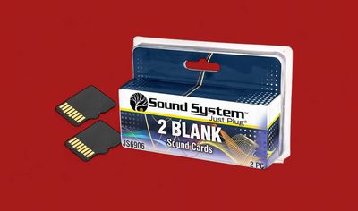 Woodland JS6906 (2) Blank Sound Cards
