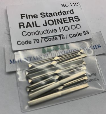 Peco SL-110 HO Rail Joiner Metal Code 75/83 12 Cards per