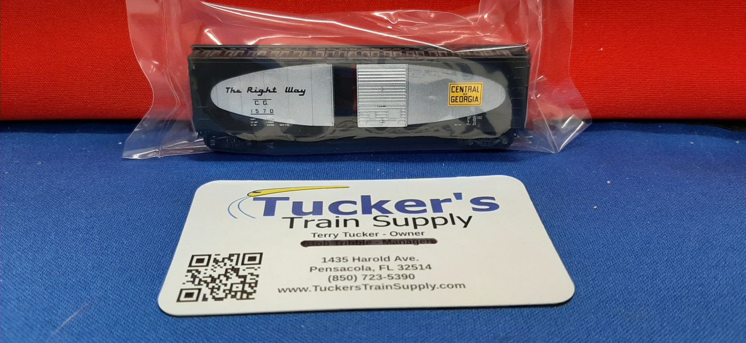 Used N Micro Trains "Central of Georgia" Freight Car #1570