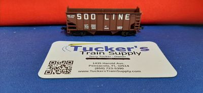 Used N SOO Line Open 2-Door Hopper #708