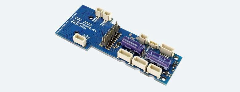 ESU 53952 Adapter Board, for BLI Steam Engines with Paragon 3/4 Decoder, 21MTC, with PowerPack
