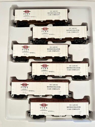 Used HO Walthers 932-951 Ice Reefer 6-Pack St. Louis Refrigerator Car Co.