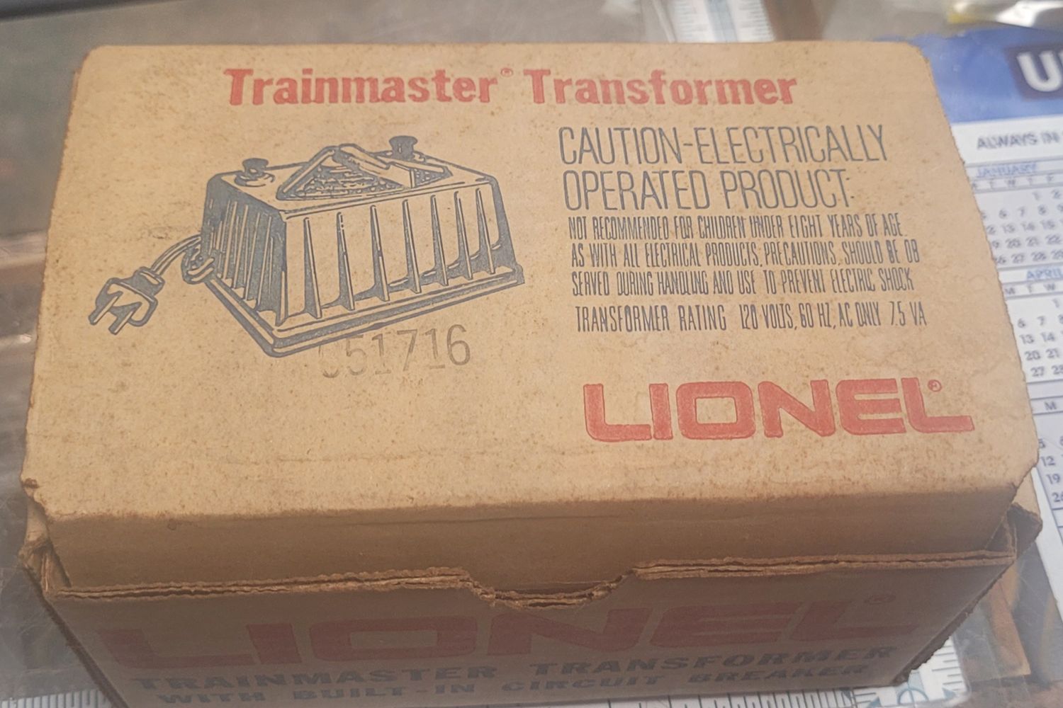Used O Lionel 6-4150 Trainmaster Transformer