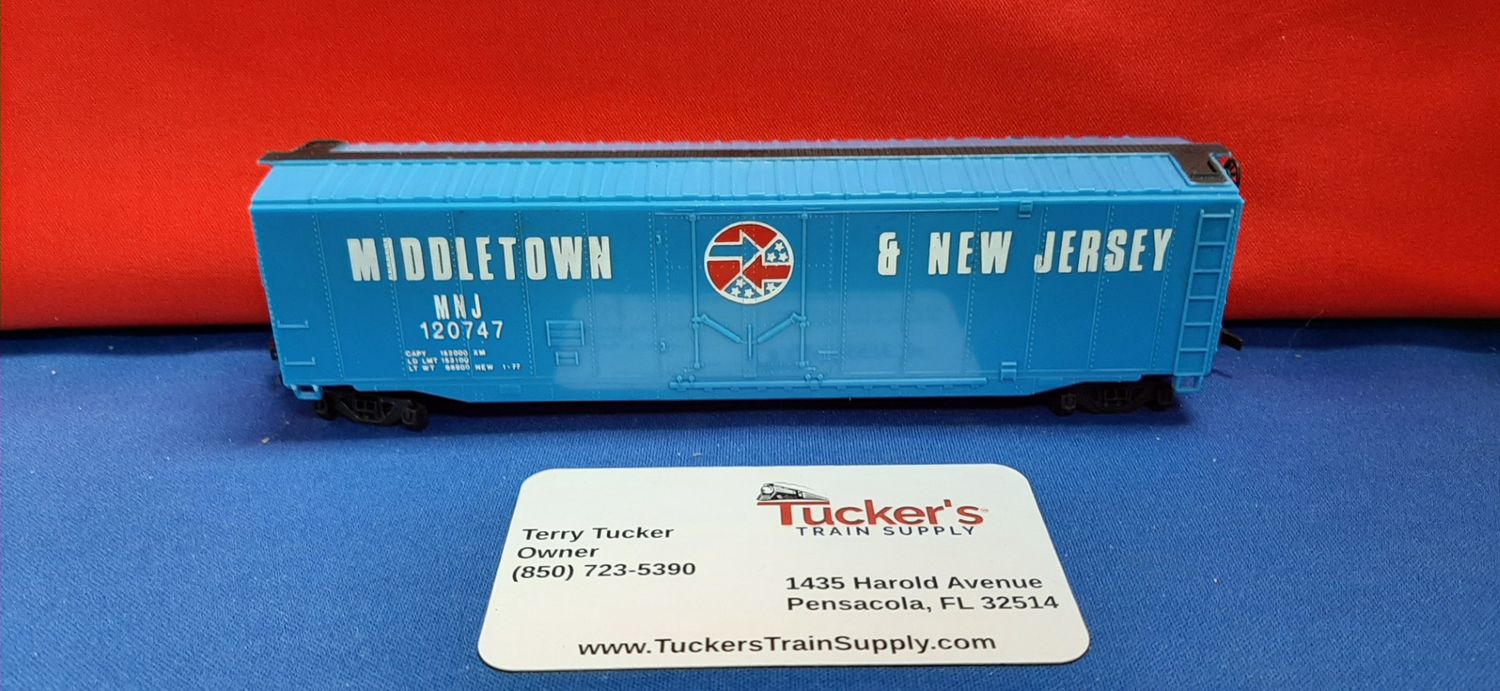Used HO Bachmann "Midletown &amp; New Jersey" Freight Car #MNJ120747