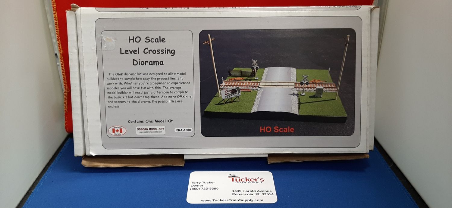 Osborn Model Kit HO Scale Level Crossing Diorama Kit RRA-1000