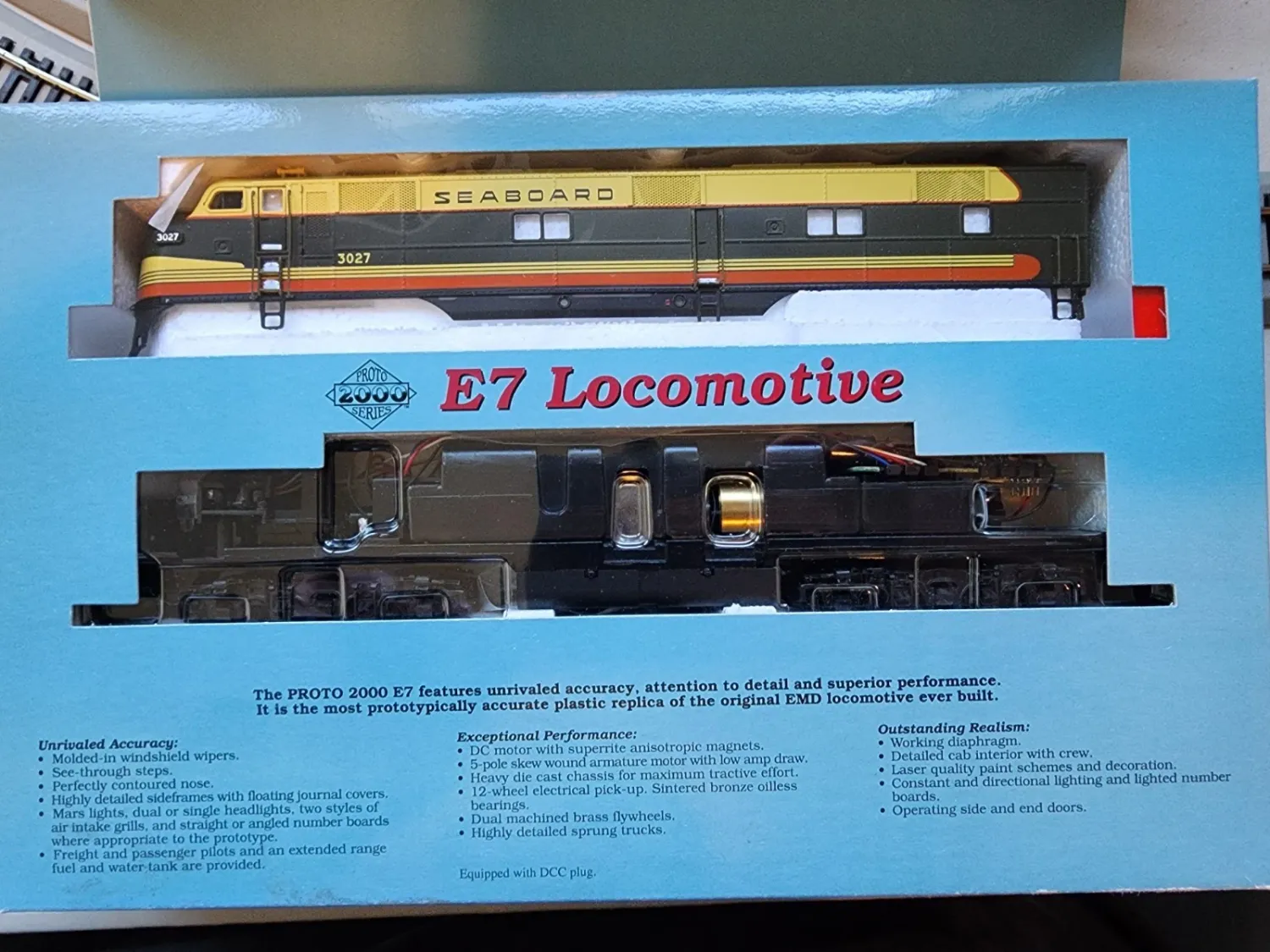 Used HO Life-Like 21084 Seaboard Air Line Road #3023 w/Mars Light &amp; DCC Plug
