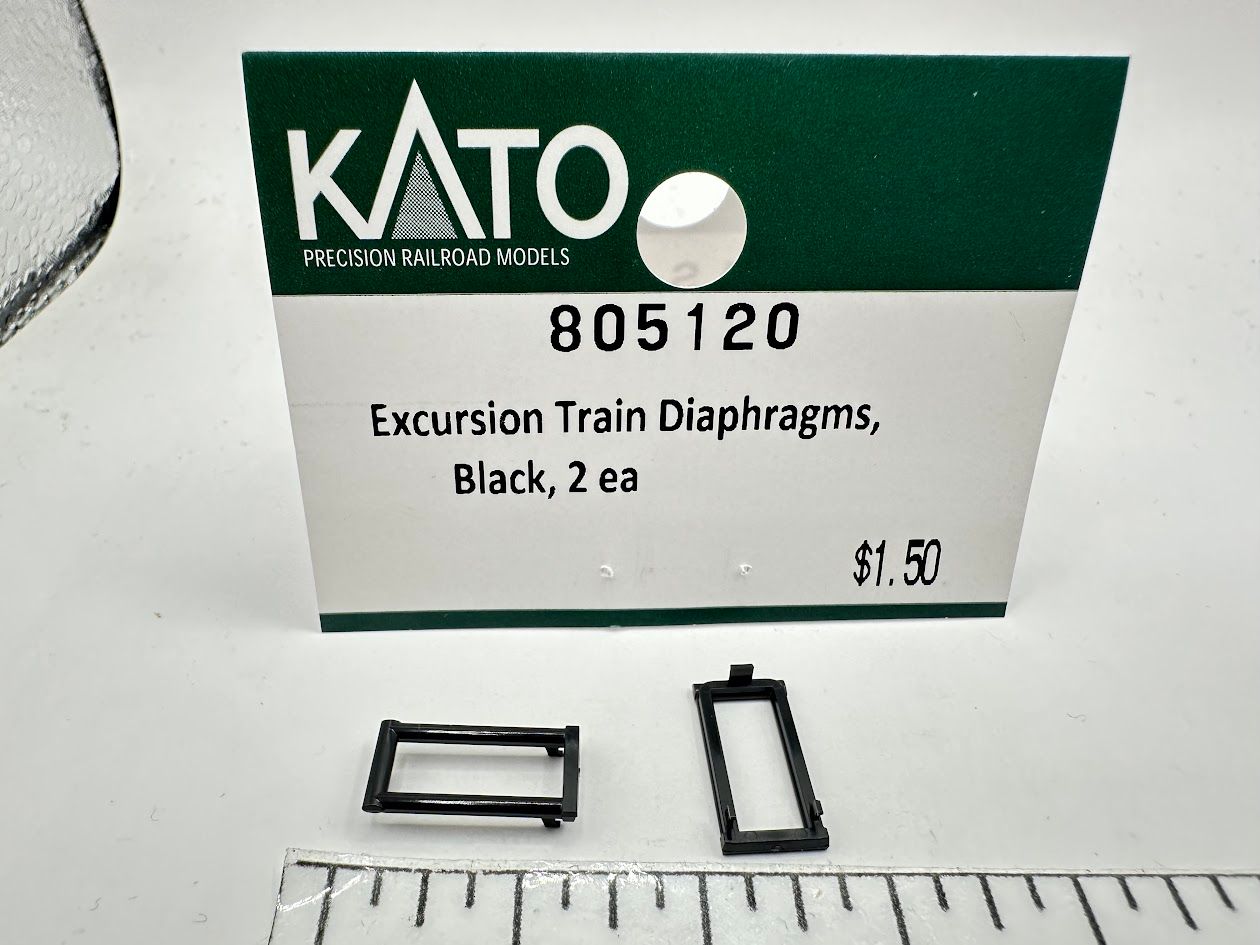Kato N 805120 Excursion Train Diaphragms  (2-Each)