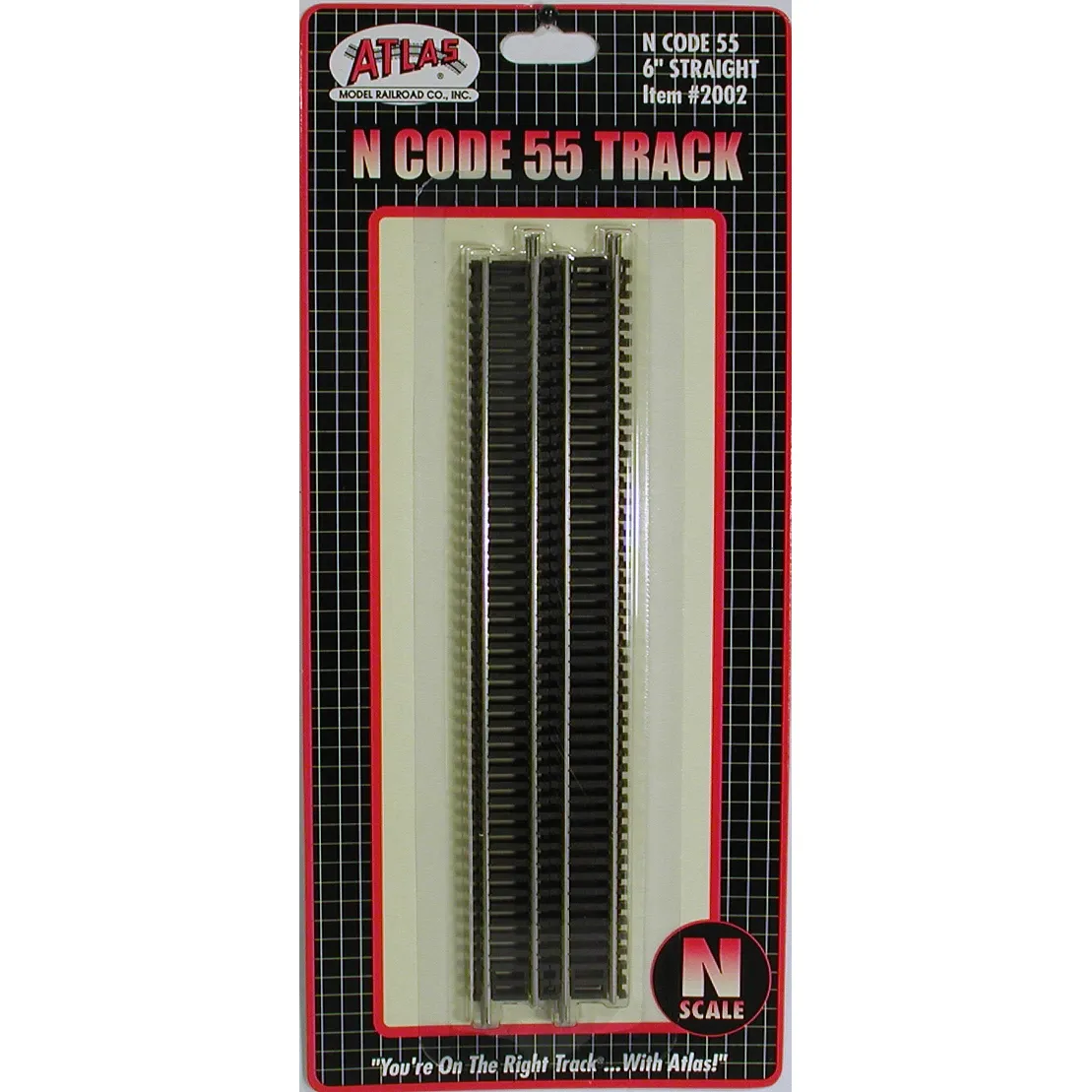 Atlas N 2002 Code 55 6" Straight (6-Pack)