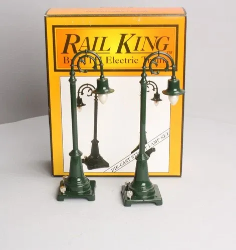 MTH Rail King #59 Green Street Lamp Model #MT-1031